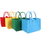 Nákupná plstená taška Organizér Vložiť Taška Opakovane Cestovný Organizér Kabelka Dámska Make-up Kozmetická Taška Dámska Tote Ovocné Tote Tašky