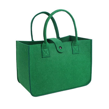 Shopping Felt Bag Organizer Insert Bag Επαναχρησιμοποιήσιμη Travel Organizer Τσάντα τσάντα καλλυντικών Lady Makeup Γυναικεία τσάντα φρούτων tote
