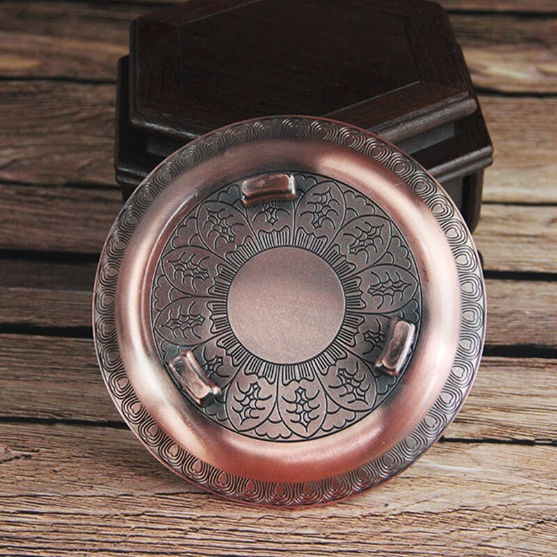 Tibetská multifunkčná zliatinová retro kadidlo, gravírovanie, oheň, 13 cm, oltárna, mandala, dym, kadidlo, pec