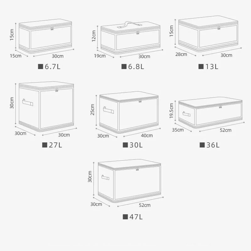 Jednoduchý štýl pre domácnosť, priehľadný plastový úložný box na drobnosti, skladací organizér na oblečenie, veľkokapacitný úložný box na hračky