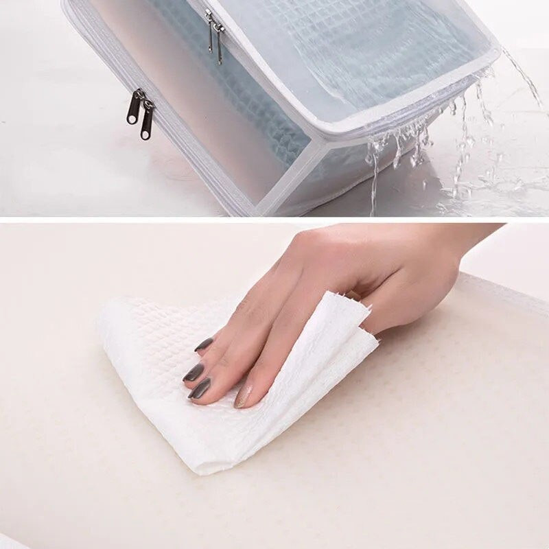 Cutie de depozitare transparentă pentru haine de uz casnic de capacitate mare pliabilă din plastic vizual cutie de finisare organizator de pilota pentru îmbrăcăminte