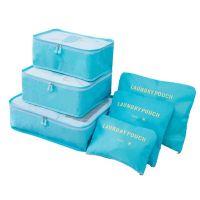 Set 6/8/9 bucăți Cuburi de ambalare de călătorie, cuburi multifuncționale Organizator de bagaje Geantă de compresie de călătorie impermeabilă