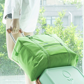 Сгъваеми чанти за съхранение на дрехи с голям капацитет Жени Мъже Пътуване Уикенд Duffle Багаж Дамски чанти Куфар Органайзер Аксесоари