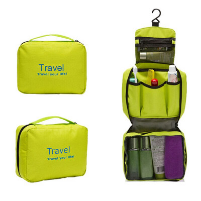 Organizator de geanți de depozitare pentru călătorie agățat, portabil, pentru machiaj, cosmetice, husă pentru articole de toaletă, ocazional, pentru camping, accesorii, organizare acasă