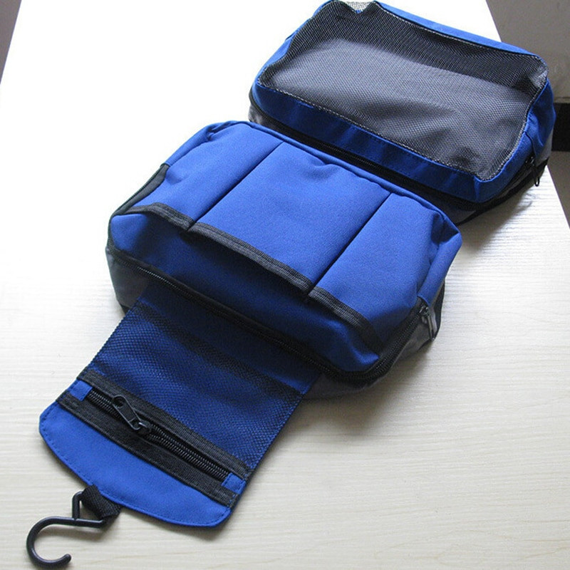 Organizator de geanți de depozitare pentru călătorie agățat, portabil, pentru machiaj, cosmetice, husă pentru articole de toaletă, ocazional, pentru camping, accesorii, organizare acasă