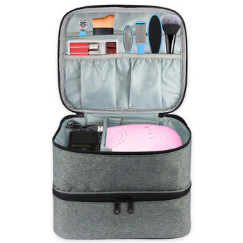 Βερνίκι νυχιών Τσάντα Μανικιούρ Beauty Divided Storage Case Handheld Beginners Professional Makeup Container Organizer