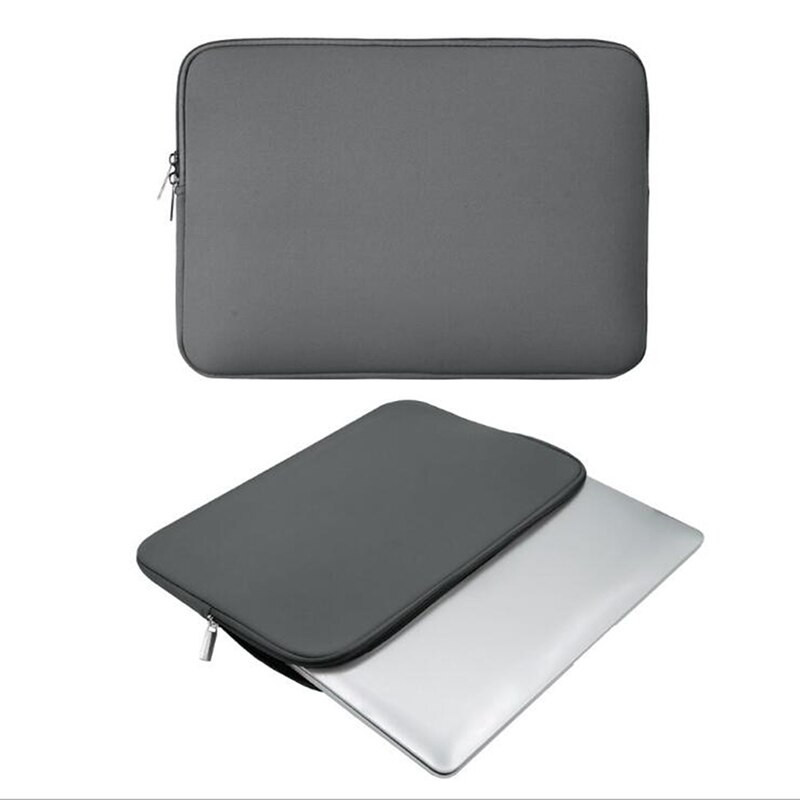 Puzdro na notebook so zipsom, obal na tablet, vrecko, upgrade, semiš, vodotesný polyesterový vláknový vertikálny ochranný kryt 14 palcov