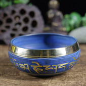 Miska Budhizmus Nepál Čakrová meditácia Tibetský budhizmus Jóga Liečenie Relaxácia Nízkofrekvenčný zvuk Hlboká medená misa NJ70715
