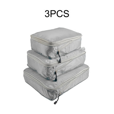 Geantă de depozitare pentru călătorie, cu fermoar dublu, pentru bagaje portabil, cu economie de spațiu, cub de ambalare, modele multiple, haine, pantofi, pungă organizată