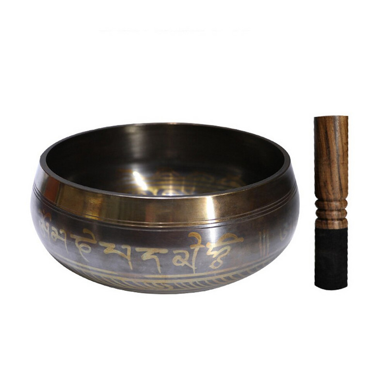 Uddha Chanting Bowl Tibetská Nepálska budhistická spievajúca misa Zvukové liečivé meditačné ozdoby Terapia Jóga Remeslá
