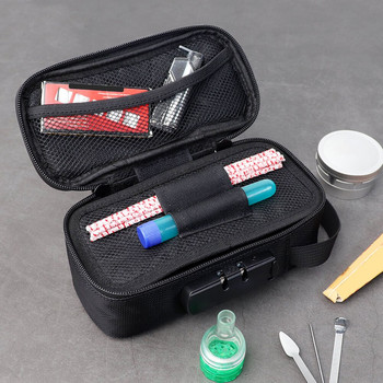 Устойчива на миризма чанта със заключване Без мирис Калъф за скривалище за съхранение Комплект аксесоари за пушене Контейнер против миризма Медицинска чанта за пътуване вкъщи