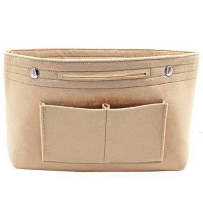 Obag Вътрешна чанта от филц Дамска модна дамска чанта с множество джобове Органайзер за съхранение на козметика Чанти Чанти за багаж Аксесоари