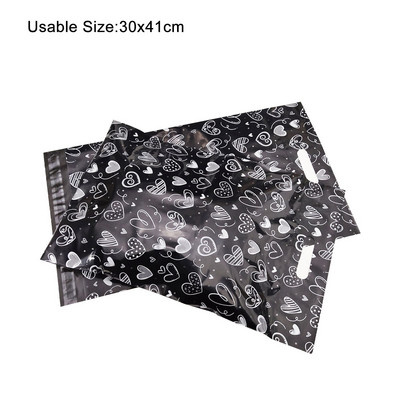 10 бр. 100% нов материал Thank You Tote Express Courier Самозапечатваща се торбичка Преносим пластмасов полиетиленов плик Обувки Подаръчна пощенска чанта