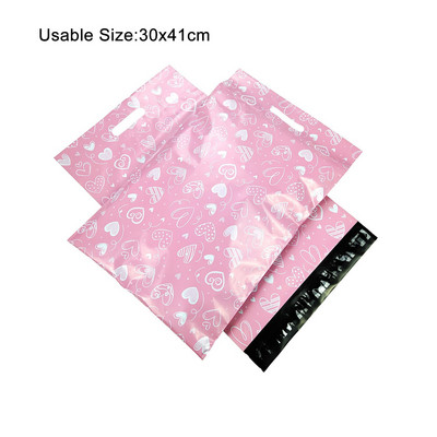 10 бр. 100% нов материал Thank You Tote Express Courier Самозапечатваща се торбичка Преносим пластмасов полиетиленов плик Обувки Подаръчна пощенска чанта