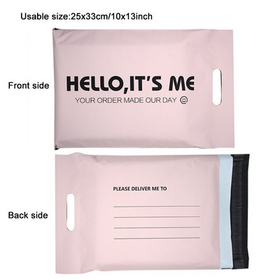 10 бр. 100% нов материал Thank You Tote Express Courier Самозапечатваща се торбичка Преносим пластмасов полиетиленов плик Обувки Подаръчна пощенска чанта