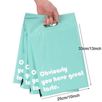 10 бр. 100% нов материал Thank You Tote Express Courier Самозапечатваща се торбичка Преносим пластмасов полиетиленов плик Обувки Подаръчна пощенска чанта