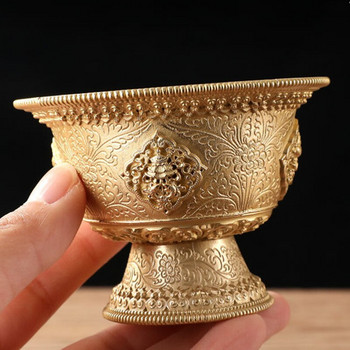 Χειροτεχνία Μίνι Χειροτεχνίας Κύπελλο Αγιασμού Βουδισμού ορείχαλκου 7,5 εκ. Buddha Bowl Εσωτερικοί βωμοί Επιτραπέζιο Διακοσμητικό