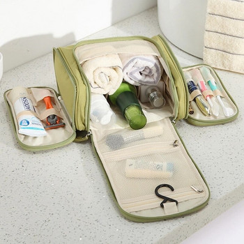 Мъже Жени Лична чанта за грим Висящи пътни чанти за съхранение Чанти за гримове за баня Органайзер за пране Водоустойчива козметична чанта за красота