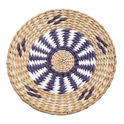 Šiaurės šalių paprastas kūrybingas rotango žolės pynimas Dekoratyviniai dubenys Duonos vaisių lėkštė Namai Svetainės miegamojo fono sienų dekoras