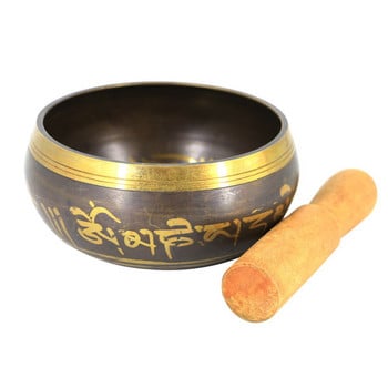 Metal Singing Bowl Νεπάλ Χειροποίητο Buddha Sound Bowl Μπολ Διαλογισμού Θιβετιανό Χάλκινο Κουδούνι Κουδούνι Τραγουδιού Μπολ