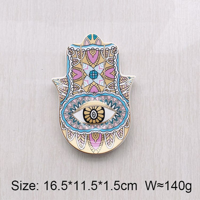 Keramikinis velnio akių papuošalų padėklas arbatinukas padėkliukas papuošalų lėkštė šiaurietiško stiliaus bergamočių palmių padėklo dekoravimas