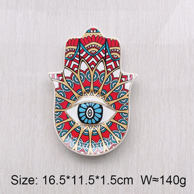 Keramikinis velnio akių papuošalų padėklas arbatinukas padėkliukas papuošalų lėkštė šiaurietiško stiliaus bergamočių palmių padėklo dekoravimas