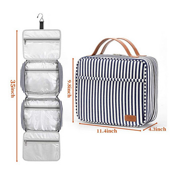 Нова дамска туристическа водоустойчива чанта за гримове Четка за зъби Комплекти тоалетни Чанти Органайзер Унисекс Висящи мъжки торбички за пране на козметика