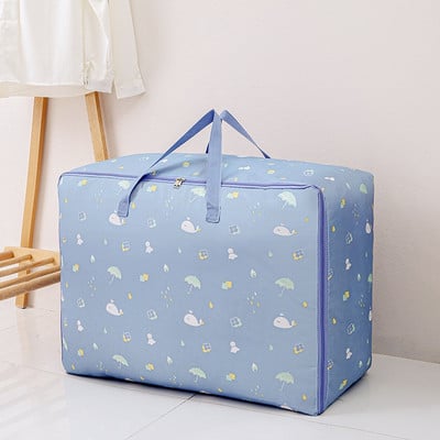 Didelės talpos antklodžių laikymo dėžutė Dulkėms atspari sulankstoma antklodė Drabužiai Žaislų laikymo priemonė Žieminė antklodė pagalvė antklodė užtrauktuku plaunamas krepšys