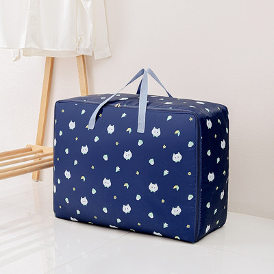 Didelės talpos antklodžių laikymo dėžutė Dulkėms atspari sulankstoma antklodė Drabužiai Žaislų laikymo priemonė Žieminė antklodė pagalvė antklodė užtrauktuku plaunamas krepšys