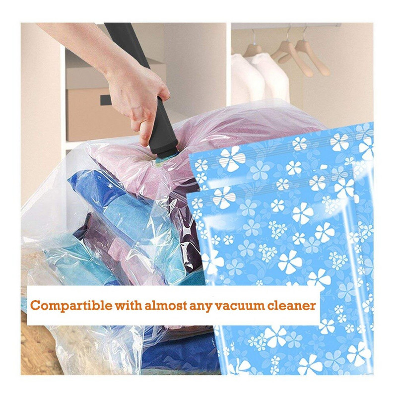7-11 ks zahustené vákuové úložné vrecko na látkové stlačené vrecká s ručným čerpadlom, opakovane použiteľná deka, oblečenie, organizér na prešívané prikrývky