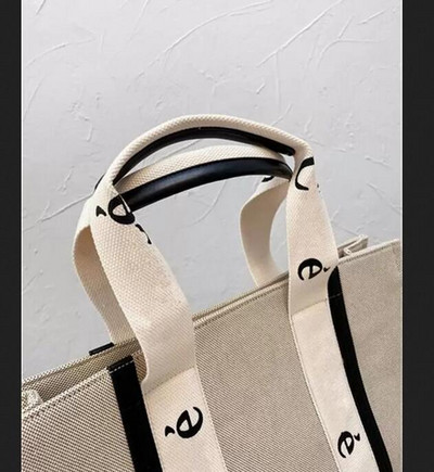 B66 Ležerne platnene torbe sa slovima za žene Dizajnerske ručne torbe Velika velika torba na rame preko ramena Lady Big Shopper torba Ipad torbice