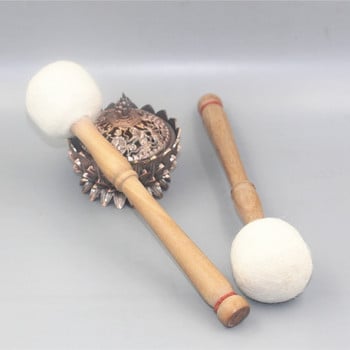 Tibetan Singing Bowl Hammer Professional Sound Therapy Yoga Healing Bowl Hammer Αξεσουάρ Seven Chakras Χειροποίητο Χάλκινο Σφυρί Μπολ