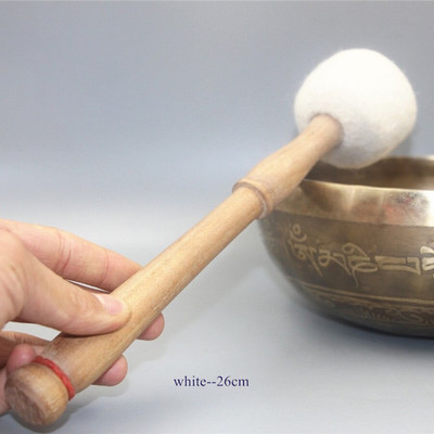 Ciocan tibetan cu bol cântător, terapie profesională cu sunet, accesorii pentru bol pentru vindecare, cu șapte chakre, ciocan din cupru, lucrat manual