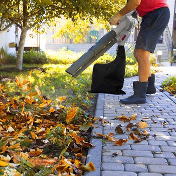 Τσάντα αποθήκευσης Leaf Blower με φερμουάρ Τύπος Oxford Cloth Bag Tool Cleaner Τσάντα Αντικατάσταση Outdoor Dust Collection Garden Shredder