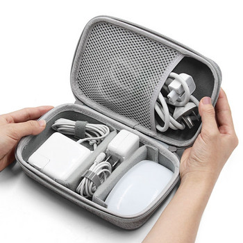 Многофункционална цифрова чанта за съхранение Зарядно устройство Захранване Съхранение при пътуване Джаджи Кабели Проводници Органайзер USB мишка Захранващ кабел Аксесоари