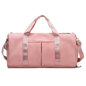 „Basedidea“ didelės talpos kelioninis krepšys „Fitness“ neperšlampamas pečių krepšys Rožinė nešiojamų batų drabužių laikiklis