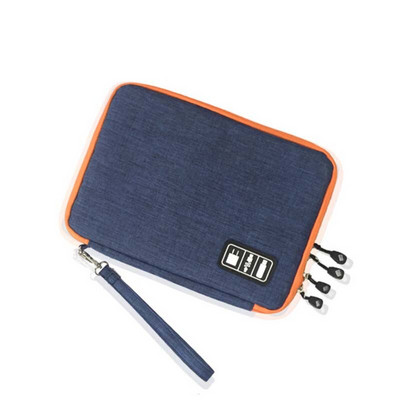 Vízálló iPad tárolótáska szervező USB-kábel fülhallgató kábel toll Power Bank utazási tárolótáska készlet tok digitális kütyü eszközök
