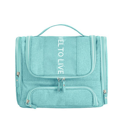 Pakabinamas kelioninis tualeto reikmenų krepšys moterims ir vyrams Vandeniui atsparus vonios dušo komplektas, skirtas tualeto reikmenims Kosmetika Makiažo šepetėliai