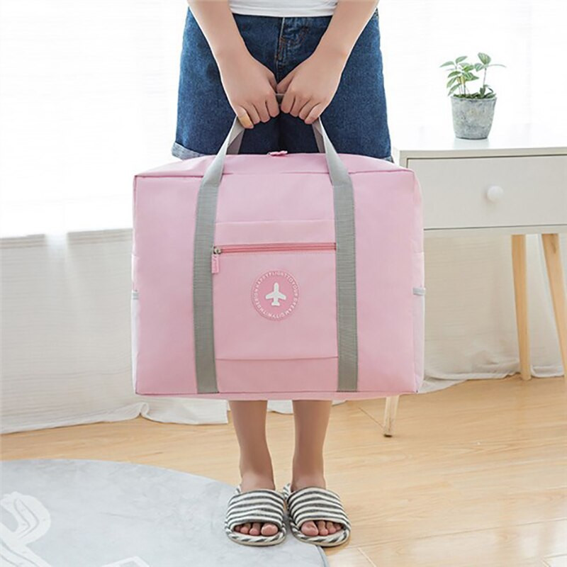 Πτυσσόμενη τσάντα τρόλεϊ ταξιδιού Μεγάλη χωρητικότητα τσάντα χειραποσκευής Φορητή τσάντα επιβίβασης Αποθήκευση συσκευασίας κύβοι Οργανωτής συμπίεσης