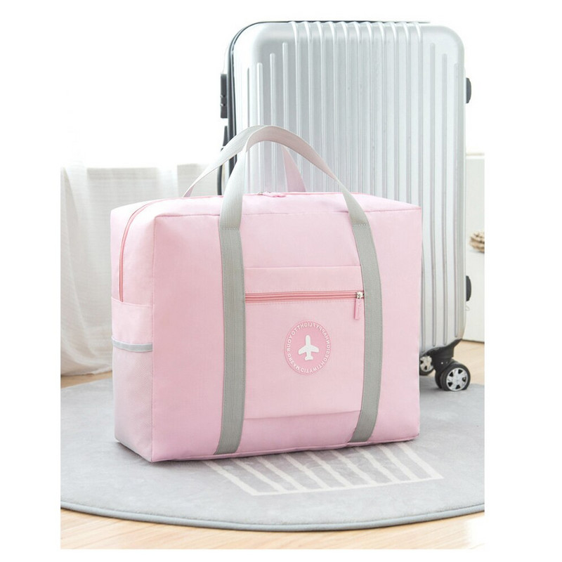 Πτυσσόμενη τσάντα τρόλεϊ ταξιδιού Μεγάλη χωρητικότητα τσάντα χειραποσκευής Φορητή τσάντα επιβίβασης Αποθήκευση συσκευασίας κύβοι Οργανωτής συμπίεσης