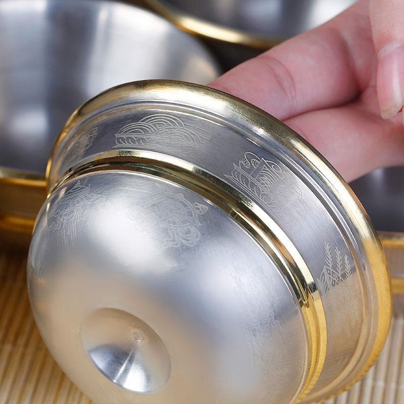 Čistá medená miska na pitie, tantrická priaznivá tibetská pocta, 100 ml pohár svätenej vody, bronzová budhistická misa, darček pre domácnosť, dekorácia