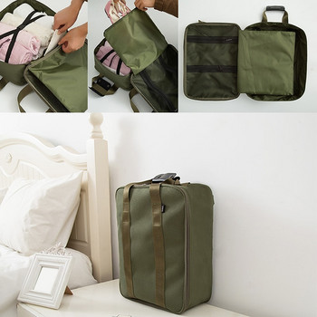 2021 Нова военнозелена пътна чанта Duffle Bags Мъжки Дамски големи ръчни уикендни бизнес пътувания Багаж за качване на количка Облекло