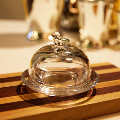 ptica staklene kutije za nakit Vjenčani prsten Kutija za sitnice s držačem kristala Naušnice Kutija za pohranu nakita Svijećnjak Zdjela za desert