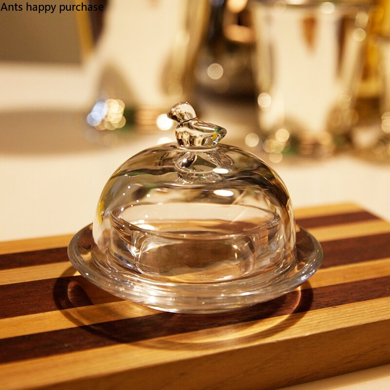 ptica staklene kutije za nakit Vjenčani prsten Kutija za sitnice s držačem kristala Naušnice Kutija za pohranu nakita Svijećnjak Zdjela za desert