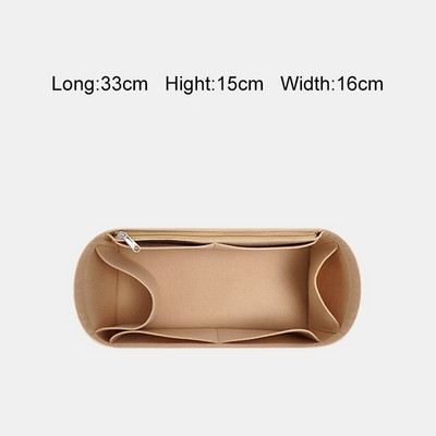 Stornge Organizer Insert For Fendy Sunshine Tote, Felt Makeup Linner Purse φερμουάρ, Inner Shaper Fit Luxury τσάντες για γυναίκες