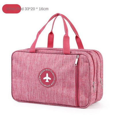 Geantă cosmetică agățată pentru bărbați, rezistentă la apă, organizator de călătorie, geantă de machiaj pentru femei, necesitățile necesare pentru machiaj, geantă de toaletă pentru spălare umedă și uscată