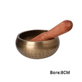 Tibetská budhistická spievajúca misa, ručne tepaná, medená joga, meditácia s čakrami, darček N2UC
