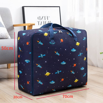 Geantă de depozitare pilota pentru acasă Organizator de îmbrăcăminte din pânză Oxford Genți portabile de depozitare a bagajelor rezistente la praf, geantă organizatoare impermeabilă