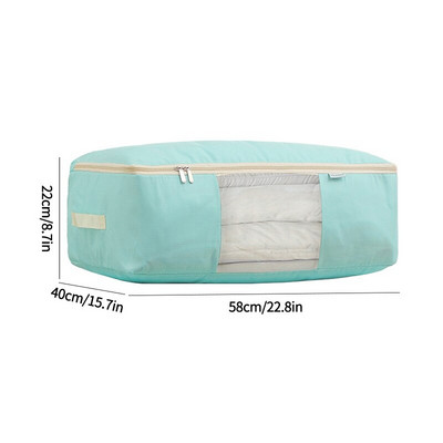 Geantă de depozitare pilota pentru acasă Organizator de îmbrăcăminte din pânză Oxford Genți portabile de depozitare a bagajelor rezistente la praf, geantă organizatoare impermeabilă