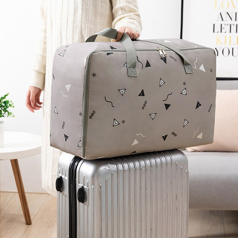 Geantă de depozitare pilota pentru acasă Organizator de îmbrăcăminte din pânză Oxford Genți portabile de depozitare a bagajelor rezistente la praf, geantă organizatoare impermeabilă